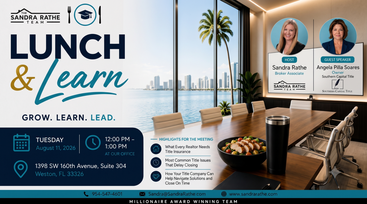 Lunch and Learn Most Common Title Issues that Delay Closing